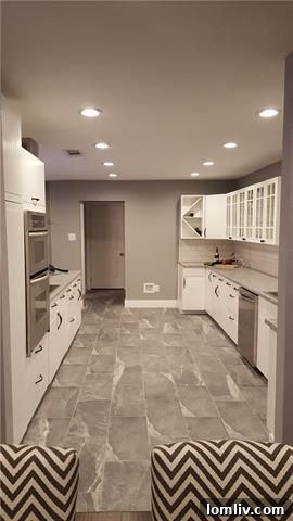 Stylish Bathroom Vanity with Dual Sinks and Granite Countertop