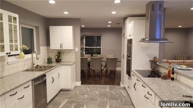 Secondary Bathroom with Carrara Marble and Mosaic Tiles