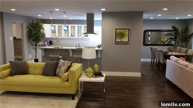 Open Concept Dining Area next to Kitchen in Renovated Dallas Home