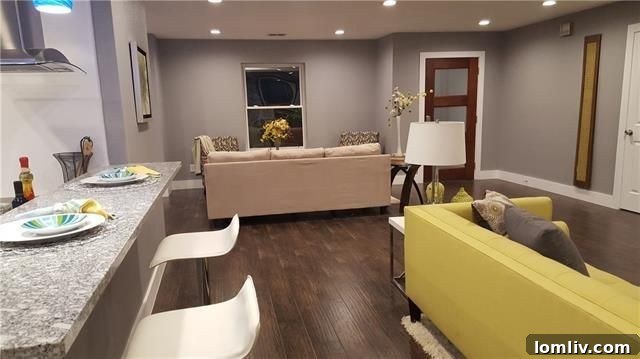 View of Living Space from Kitchen at 5110 Ashbrook Rd