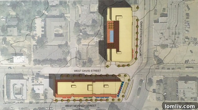 Bishop Arts TIF Unveils Future District Development 7 Alamo Manhattan Bishop Arts Site Plan Overview