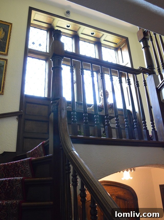 Another interior view revealing exquisite detailing and natural light in the Kimple House.