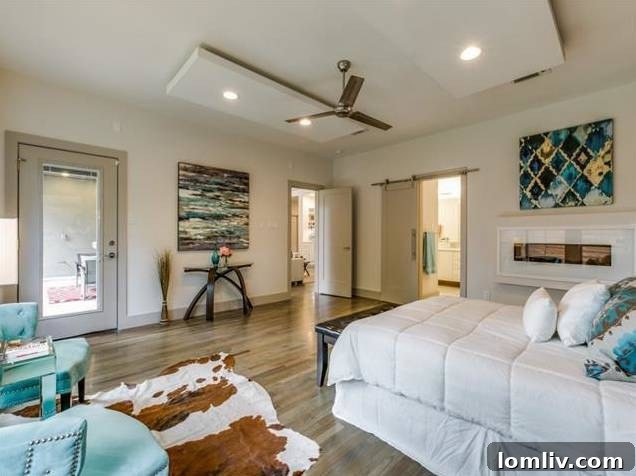 Master Bedroom with Dual Windows and Abundant Light