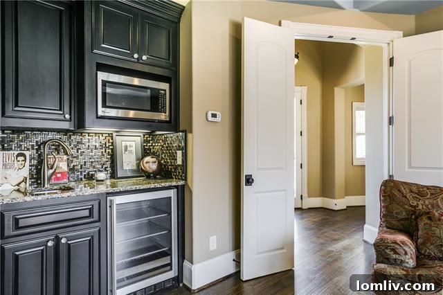 Master Bathroom Breakfast and Wine Bar