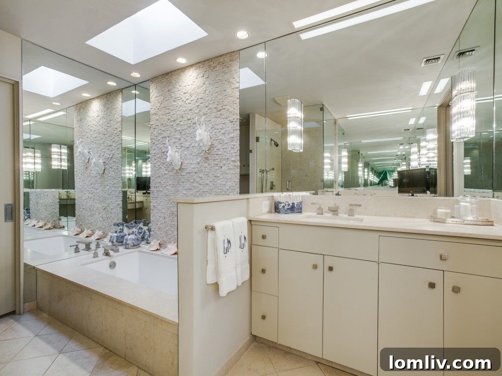 The exterior of the renovated bathrooms or an ancillary space.