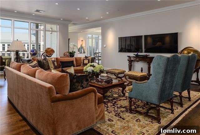 Ritz Unit 1802 Kitchen with Natural Quartz Counters and Sub-Zero Appliances