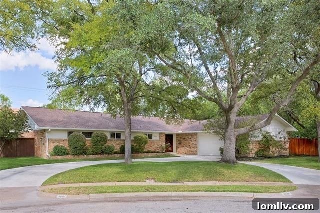 Stunningly Renovated 1959 Ranch Home in Northwest Dallas