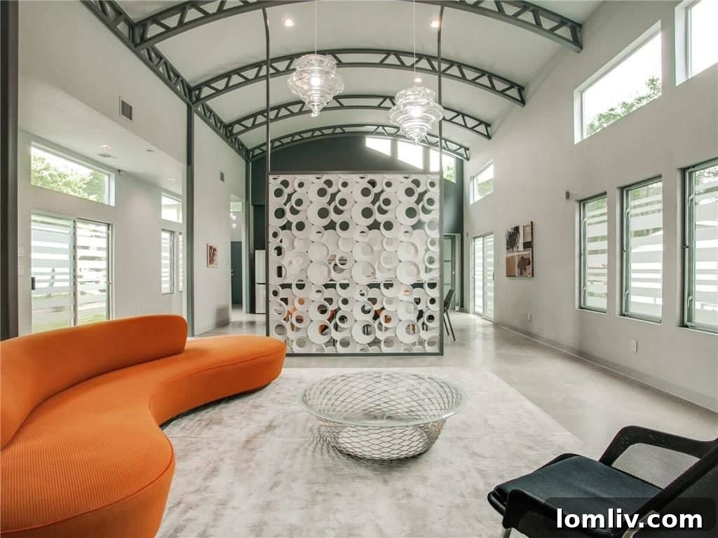 Modern Metal Masterpiece in Farmers Branch