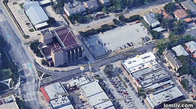 Map highlighting the location of the Park Plaza development project near Snider Plaza.