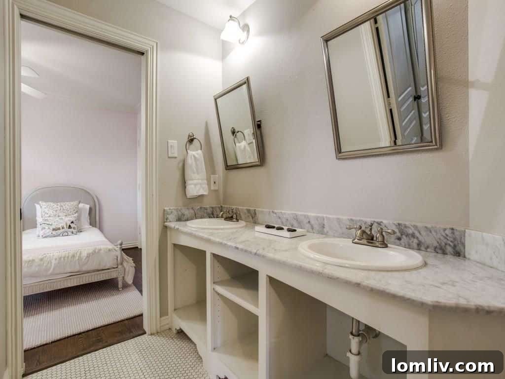 Peninsula Perfection: Adorable Southern Traditional, Steps to White Rock Lake 16 Comfortable and inviting second bedroom