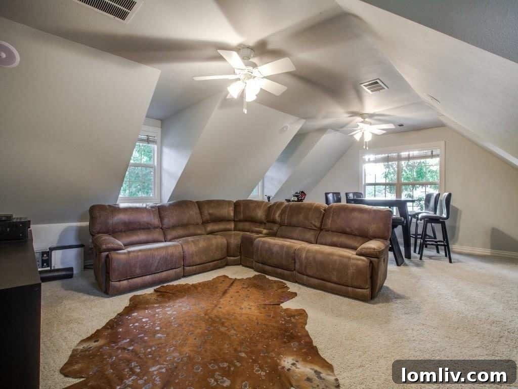 Peninsula Perfection: Adorable Southern Traditional, Steps to White Rock Lake 18 Well-designed fourth bedroom, offering comfort and privacy