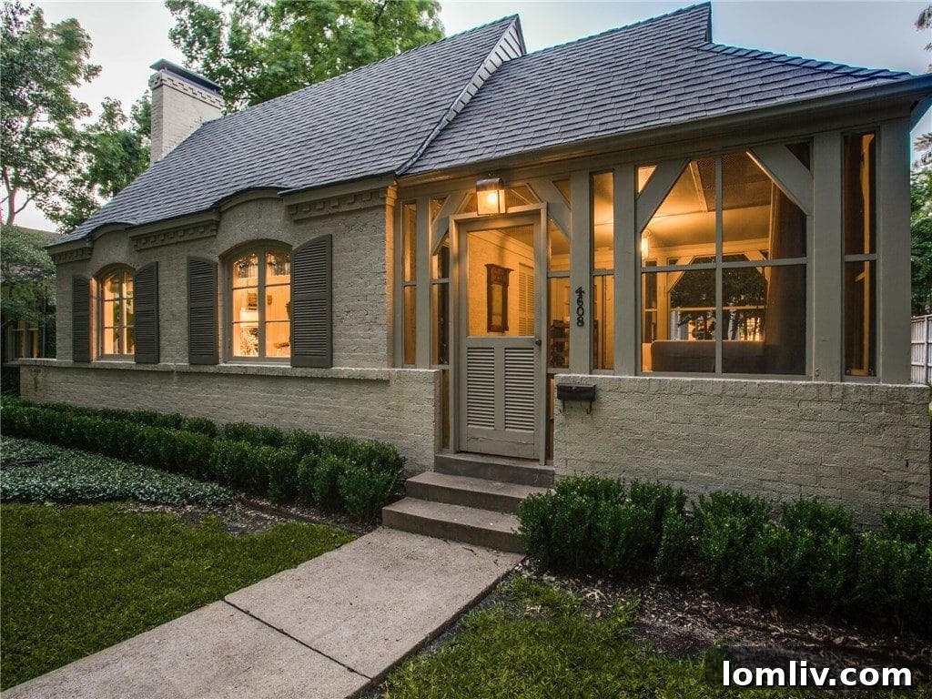 Inviting screened porch, perfect for morning coffee or evening relaxation