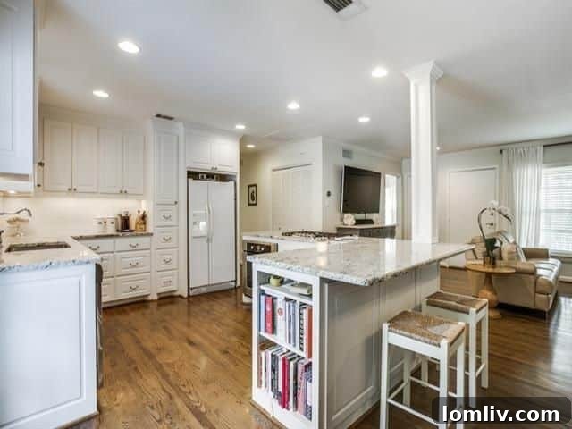Modern kitchen with a large island and contemporary finishes