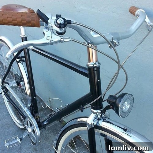 Manifesto Bicycle with Copper Accent, showcasing unique design
