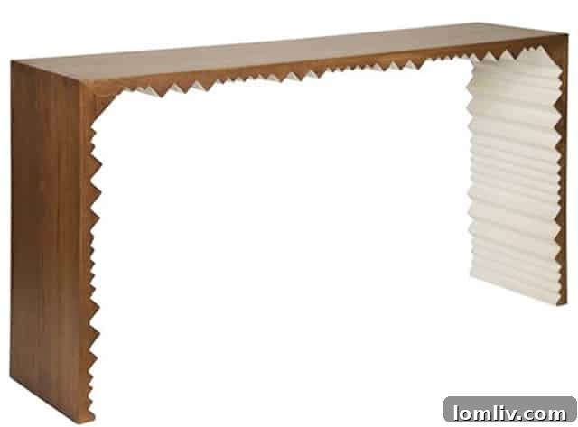 SOBU's Jaws Console Table, a modernist furniture design