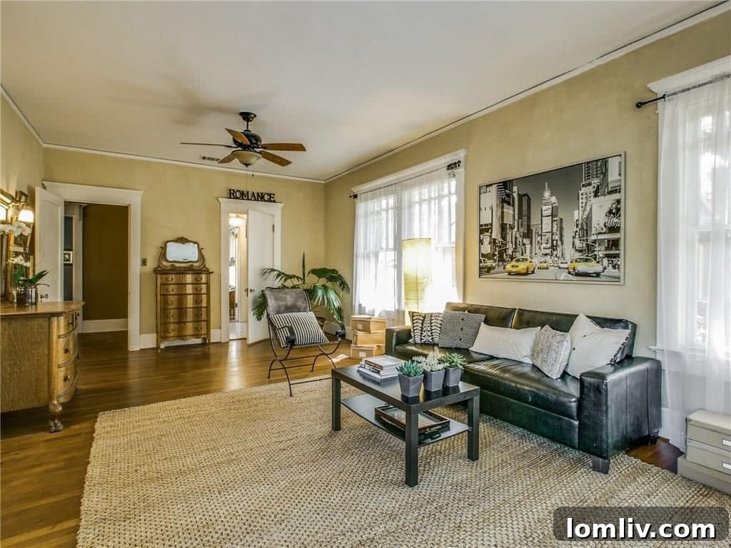 Another view of the master bedroom, emphasizing its spaciousness and elegant design, providing a true sanctuary.