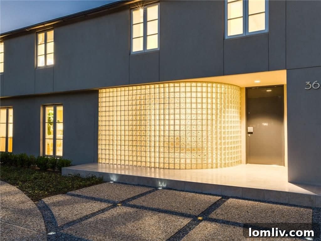 Historic Detail: Original Glass Brick Feature