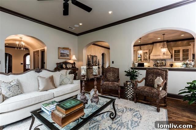 View of the open-concept kitchen and informal living space, perfect for entertaining and family life.