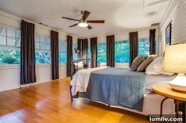 Spacious Master Bedroom with Views