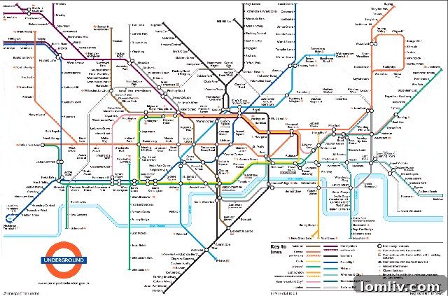 London Underground Map: The World's First Subway in 1863