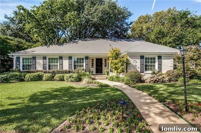 Elegant Traditional Home Exterior in Mockingbird Park, Dallas