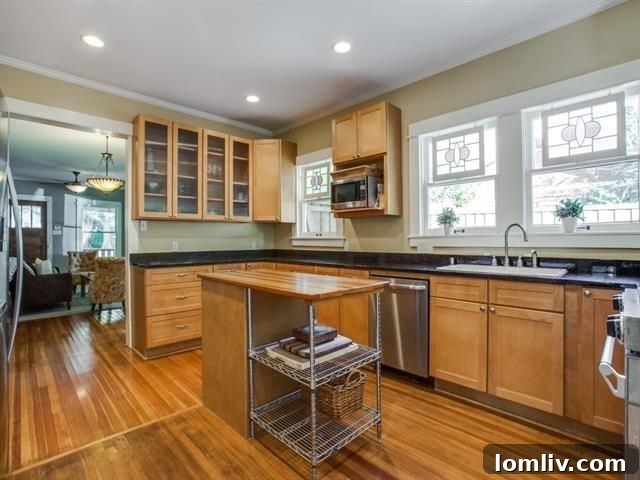 Spacious Craftsman Kitchen with Modern Updates