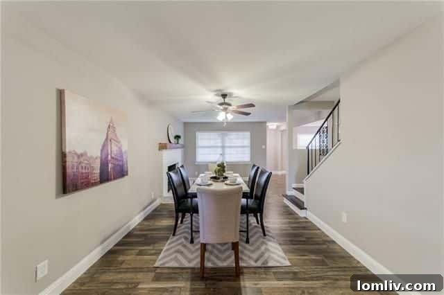 Stylish Subway Tile Backsplash and Stainless Steel Appliances