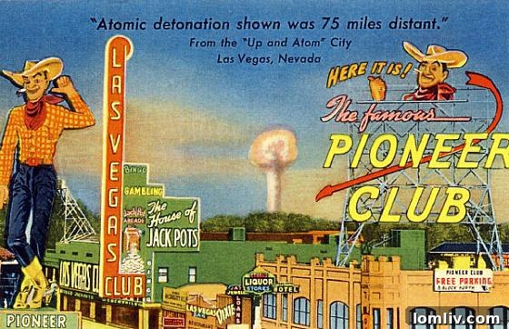 Vintage Las Vegas Postcard from the 1950s era, symbolizing a different age of preparedness