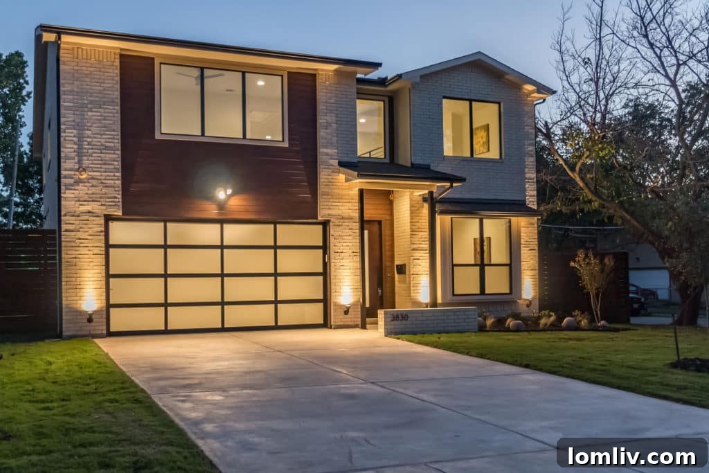 Striking contemporary home from The Avant Group at 3830 Valley Ridge Road