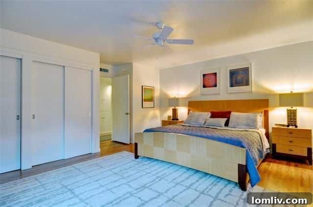 6522 Royal Lane Master Bedroom: Spacious and Serene