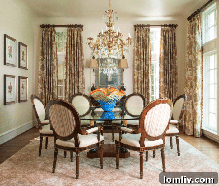Sophisticated home office or study with rich wood paneling, comfortable armchairs, and ample natural light.