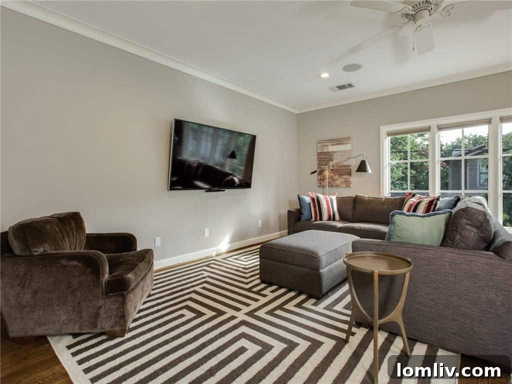 Versatile Fifth Bedroom as Secondary Living Space