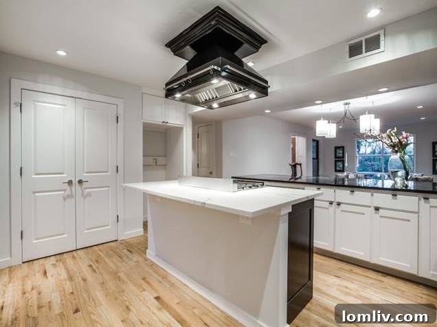 Old Lake Highlands Home Reveals Dallas' Natural Splendor 12 428 Edgelake Modern Kitchen Design