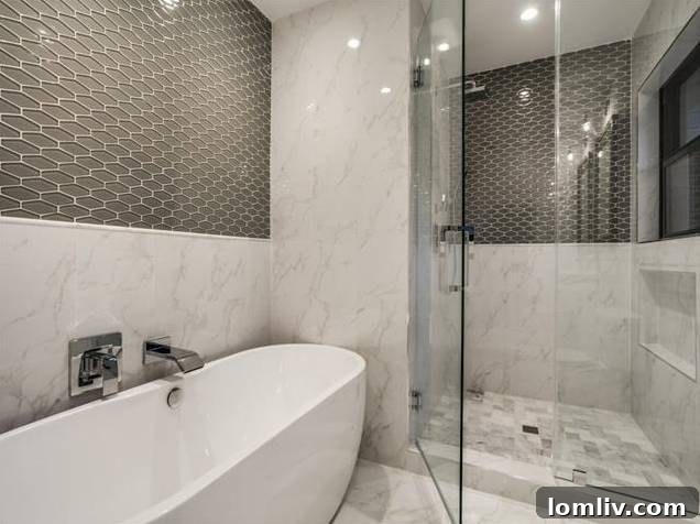 Old Lake Highlands Home Reveals Dallas' Natural Splendor 15 428 Edgelake Spa-like Master Bath with Soaking Tub