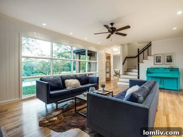 Old Lake Highlands Home Reveals Dallas' Natural Splendor 5 428 Edgelake Interior Design - Open Concept
