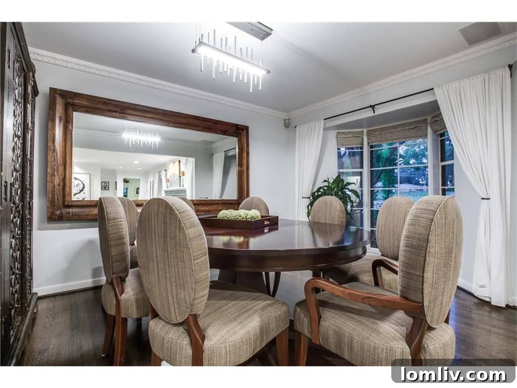 Elegant Dining Area in the Renovated Ranch