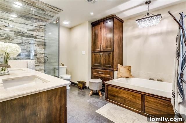 Luxurious Five-Piece Master Bathroom - Ridglea Home