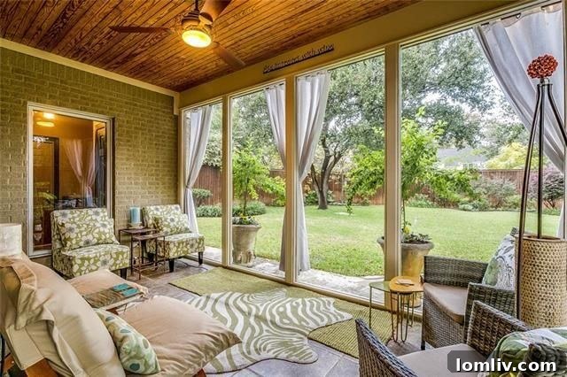 Tranquil Sunroom with Backyard Views - 6366 Greenway Rd