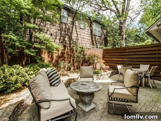 Private rooftop deck with city views from 3618 N Fitzhugh Ave.
