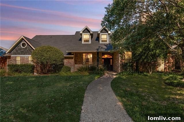 Exterior of the Far North Dallas ranch at 7018 Lattimore Dr.