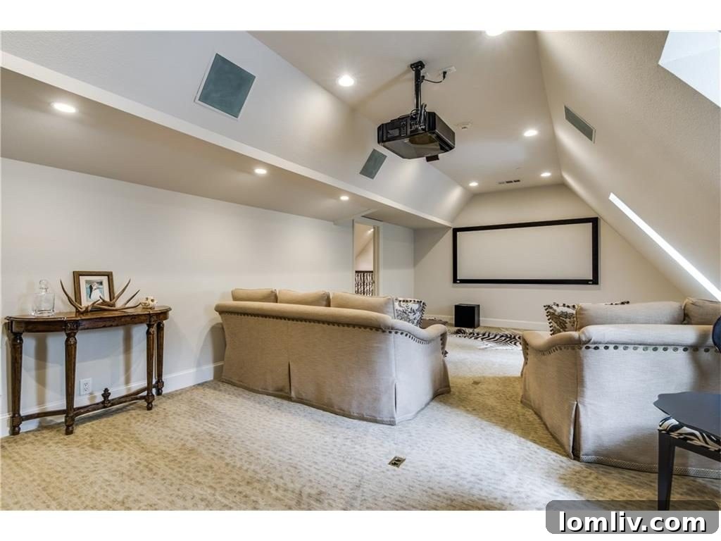 Spacious game room or recreational space with high ceilings and ample lighting