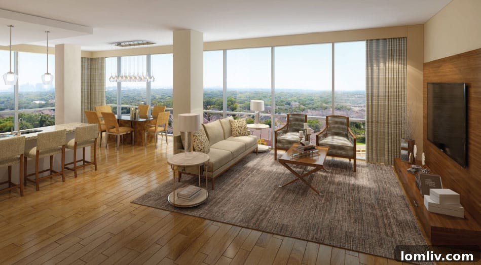 Ventana Interior Rendering - Modern Senior Living
