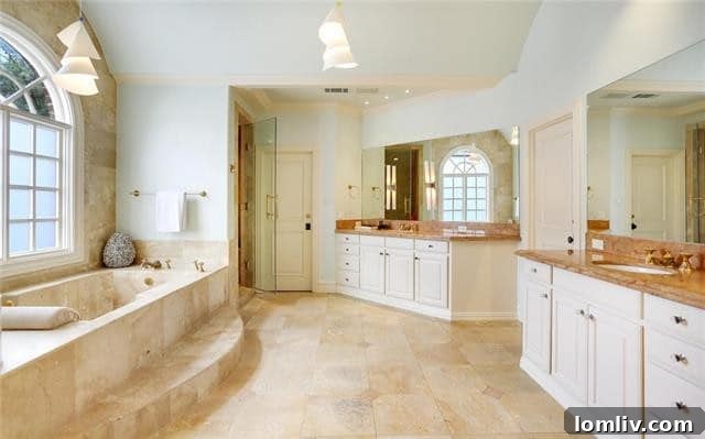 Interior hallway or landing space showcasing architectural details