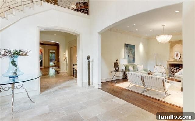 Chic kitchen with modern appliances and ample counter space