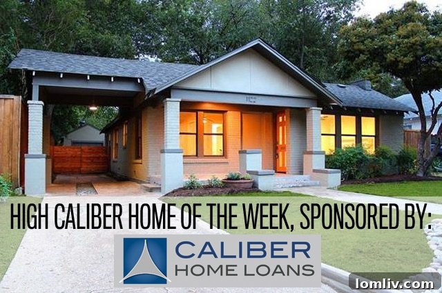 Stunning exterior of 1122 Brunner, a beautifully flipped home in Elmwood, Oak Cliff, featuring a manicured lawn and fresh paint.