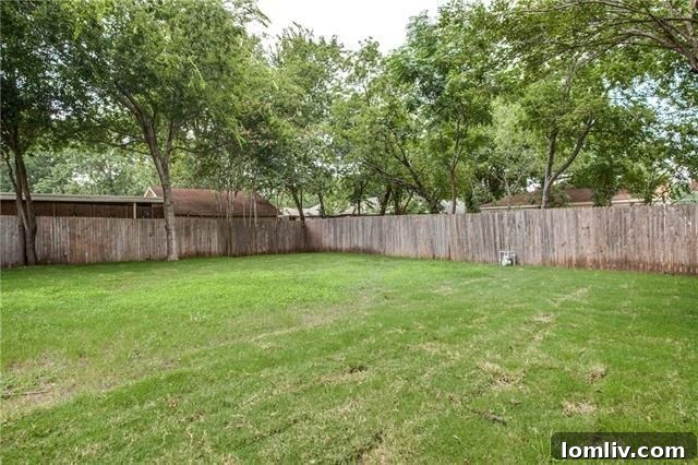 5218 Denton Drive: Expansive backyard, ideal for outdoor entertaining with deck