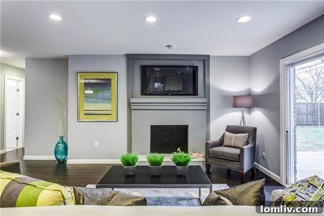 Revitalized Buckner Terrace Ranch Highlights East Dallas's Best-Kept Secret 13 8448 Bellingham Drive - View of the open floorplan living spaces