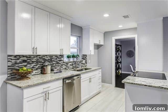 Revitalized Buckner Terrace Ranch Highlights East Dallas's Best-Kept Secret 18 8448 Bellingham Drive - Stylish vanity in renovated bathroom