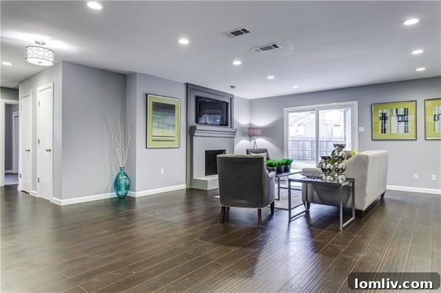 Revitalized Buckner Terrace Ranch Highlights East Dallas's Best-Kept Secret 10 8448 Bellingham Drive - Elegant glass tile backsplash in kitchen