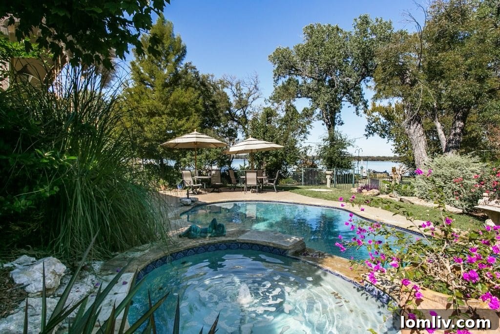 The Lakefront Side of Fort Worth You Never Knew 6 Spacious deep patio overlooking Lake Worth, perfect for relaxation and entertainment